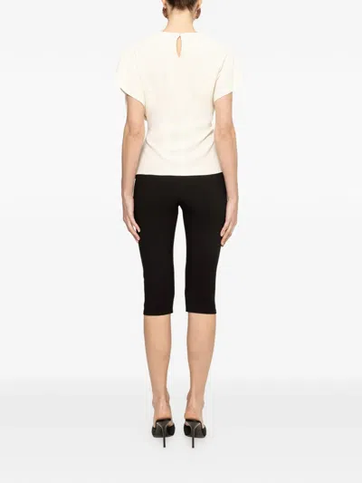 Nissa Draped Top In White