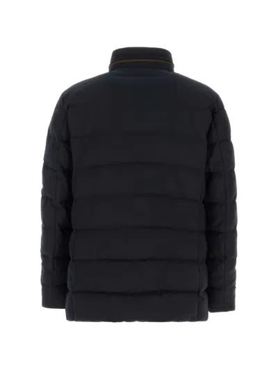 Moorer Button Down Jacket In Black