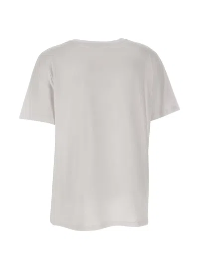Kaos 시퀸 장식 야자수 티셔츠 In White