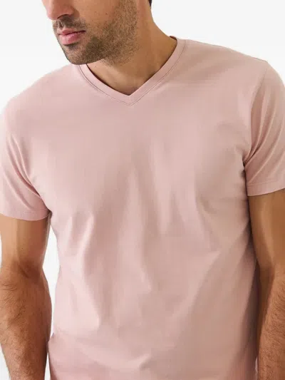 Patrick Assaraf V넥 티셔츠 In Pink
