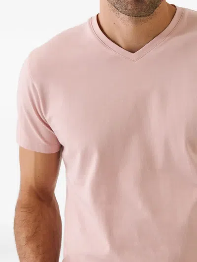 Patrick Assaraf V넥 티셔츠 In Pink