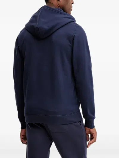 Helly Hansen 로고 후드 스웨터 In Blue