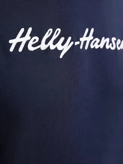 Helly Hansen 로고 후드 스웨터 In Blue