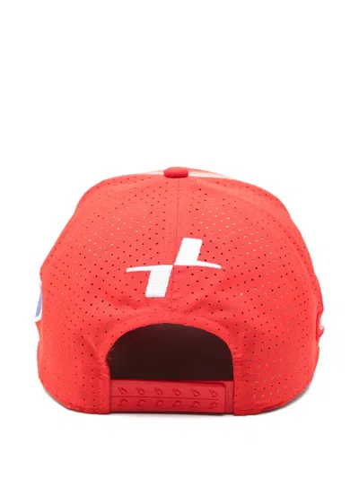 Puma 로고 패치 베이스볼 캡 모자 In Red