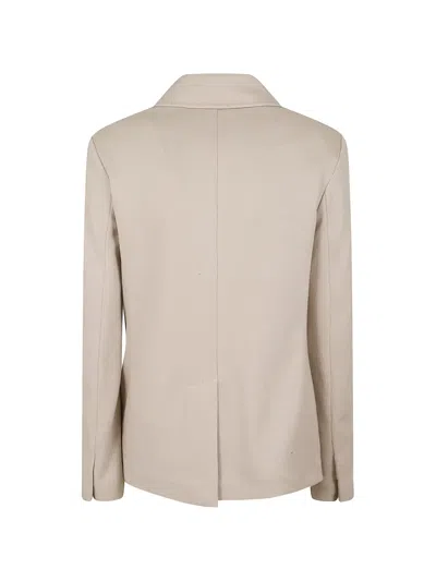 S Max Mara Single-breasted Patch-pockets Blazer In Neutral