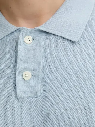 Levi's 버튼 폴로 셔츠 In Blue