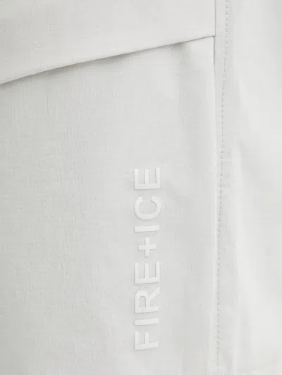 Bogner Fire+ice 케일럽 로고 패치 카고 쇼츠 In White