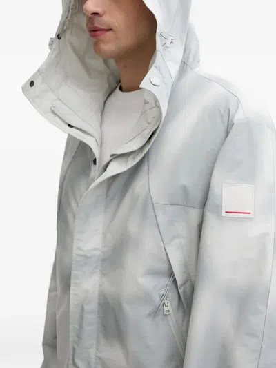 Bogner Fire+ice 리오르 후드 립스톱 재킷 In Gray