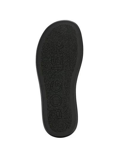 Bogner 엠보스드 로고 샌들 In Black