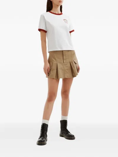 Chocoolate Crew-neck T-shirt In White
