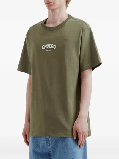 Chocoolate Logo-print T-shirt In Green