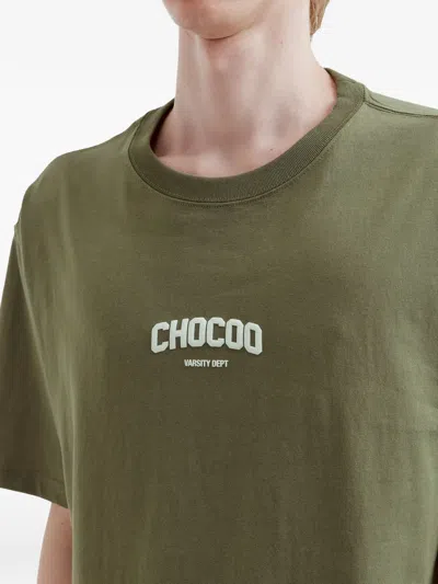 Chocoolate Logo-print T-shirt In Green