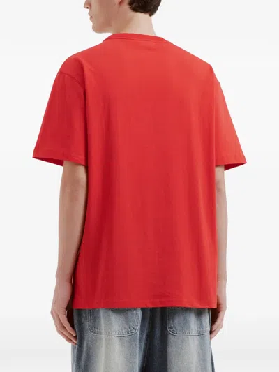 Chocoolate Logo-print T-shirt In Red