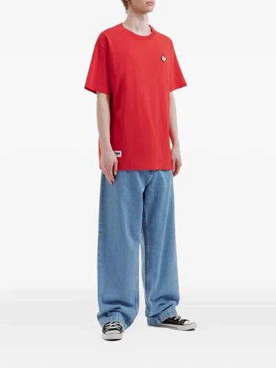 Chocoolate Bear-patch T-shirt In Red