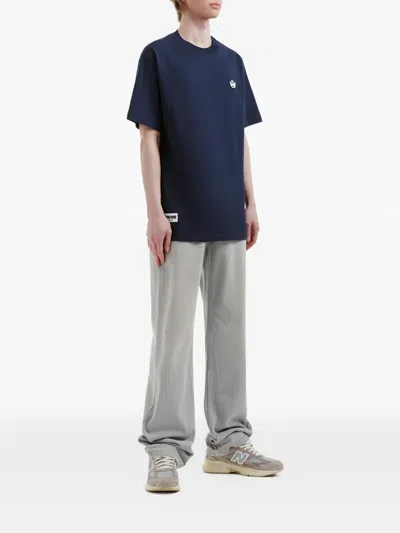 Chocoolate 베어 패치 티셔츠 In Blue