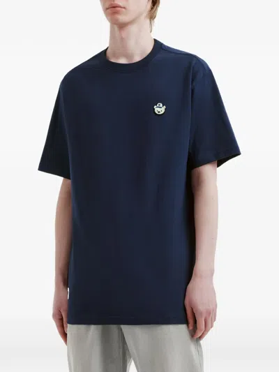 Chocoolate 베어 패치 티셔츠 In Blue