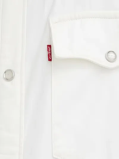 Levi's Flap-pocket Shirt In White