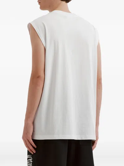 Chocoolate Graphic-print Tank Top In White