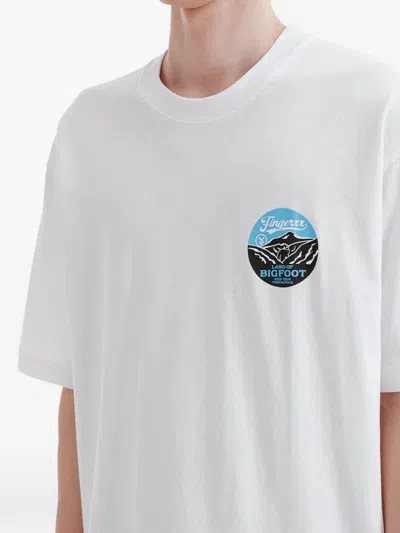 Fingercroxx Printed T-shirt In White