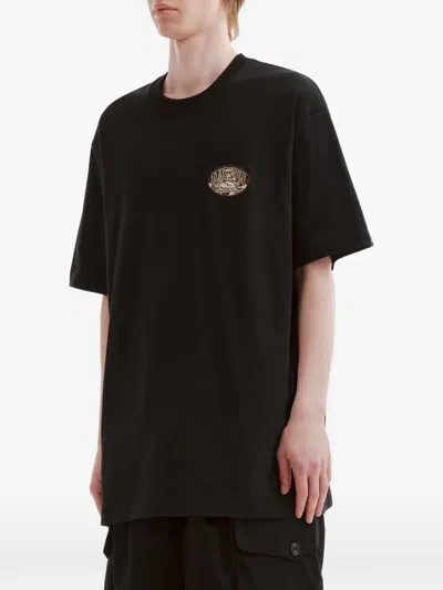 Fingercroxx Patch T-shirt In Black