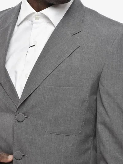 Givenchy Single-breasted Patch-pocket Blazer In Gray