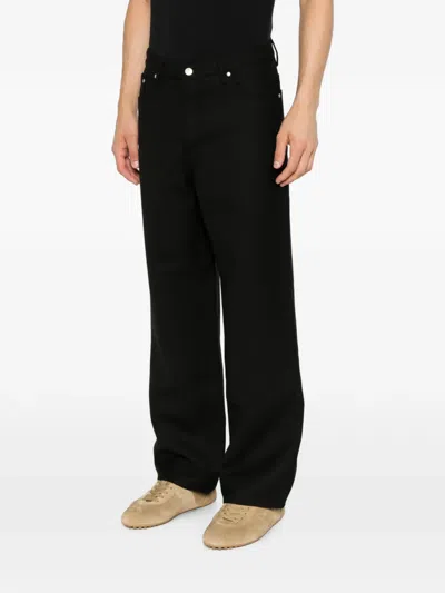 Sandro Belt-loop Pocket Trousers In Black