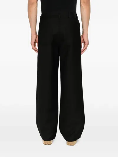 Sandro Belt-loop Pocket Trousers In Black