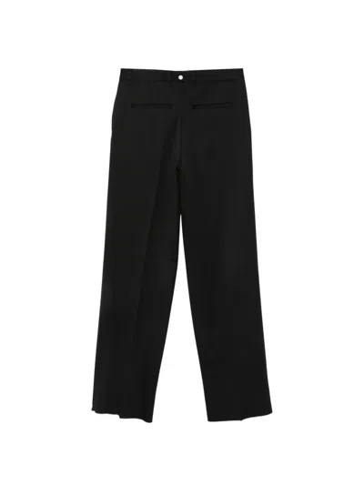 Lardini Pleated Tailored Trousers In Black