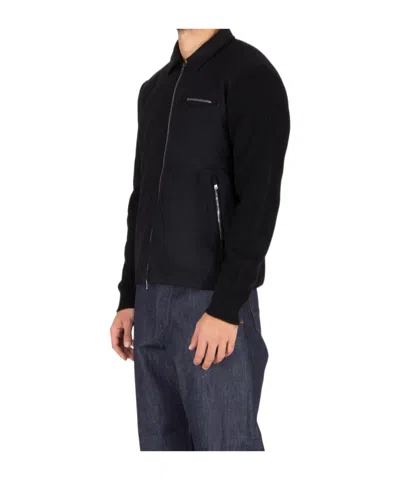 Herno Zip-up Collared Jacket In Black