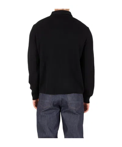 Herno Zip-up Collared Jacket In Black