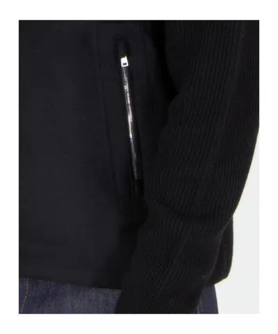 Herno Zip-up Collared Jacket In Black