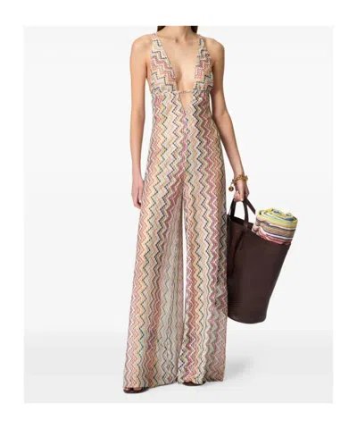 Missoni Zigzag-pattern Jumpsuit In Multi