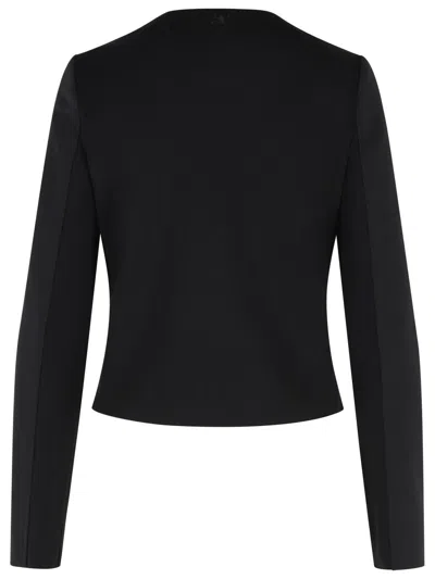 Courrèges Long-sleeved Casual Jacket In Black