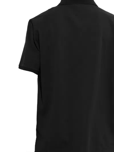 Givenchy Basic Cotton Polo Shirt With Logo In Black