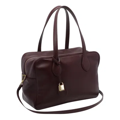 Brunello Cucinelli Ruby Padlock Tote Bag In No
