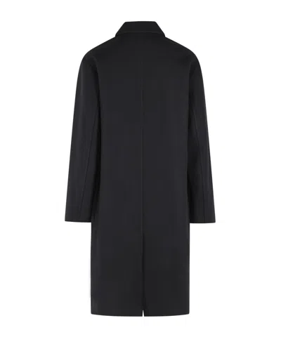 Dries Van Noten Wool-blend Coat In Black