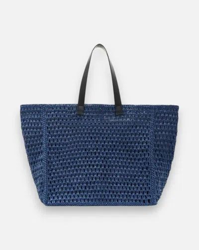 Anine Bing Minimalist Large-capacity Handbag In Navy Blue