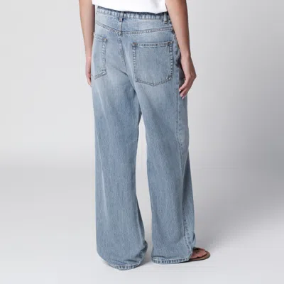Rohe Bruun Low-rise Wide-leg Jeans In Blue
