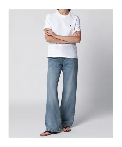 Rohe Bruun Low-rise Wide-leg Jeans In Blue