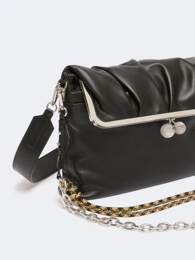 Weekend Max Mara Frame Clasp Shoulder Bag In Black