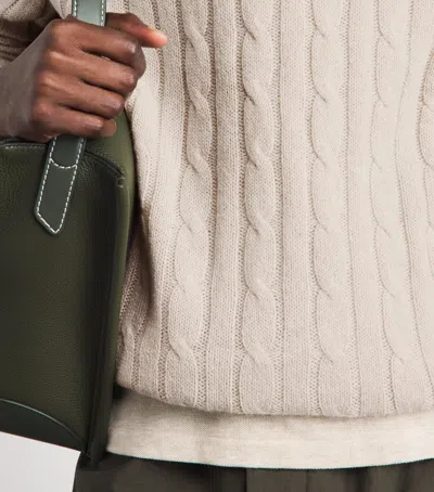 Polo Ralph Lauren Ls Cable Cn-long Sleeve-pullover In Neutral
