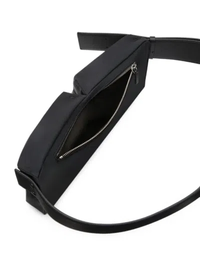 LOGO-EMBOSSED BUCKLE-FASTENING BELT BAG