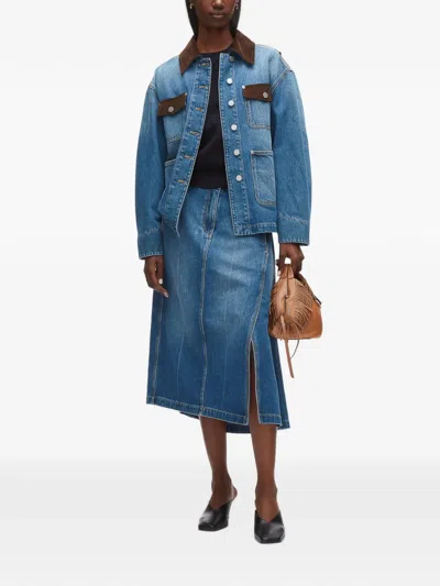 3.1 Phillip Lim Long-sleeves Jacket In Blue
