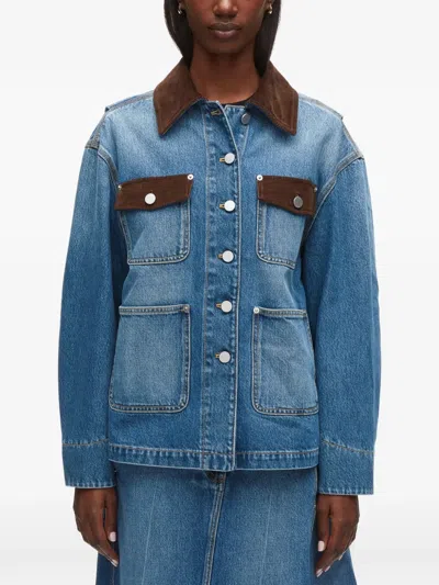 3.1 Phillip Lim Long-sleeves Jacket In Blue