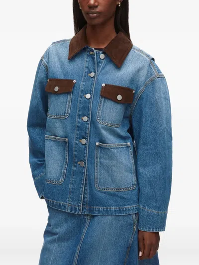 3.1 Phillip Lim Long-sleeves Jacket In Blue
