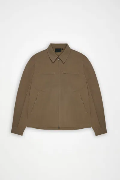 Rains Tech Woven Overshirt In Splinter