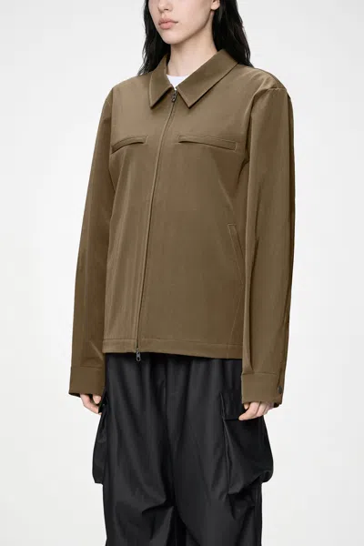 Rains Tech Woven Overshirt In Splinter