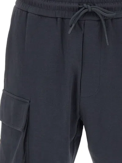 Diktat Drawstring Cargo Shorts In Blue
