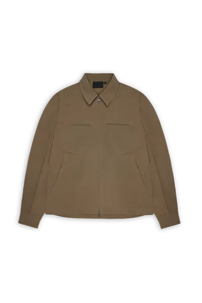 Rains Tech Woven Overshirt In Splinter
