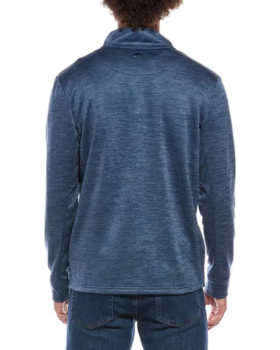 Costa Apparel Harbor 1/4-zip Fleece Pullover In Navy